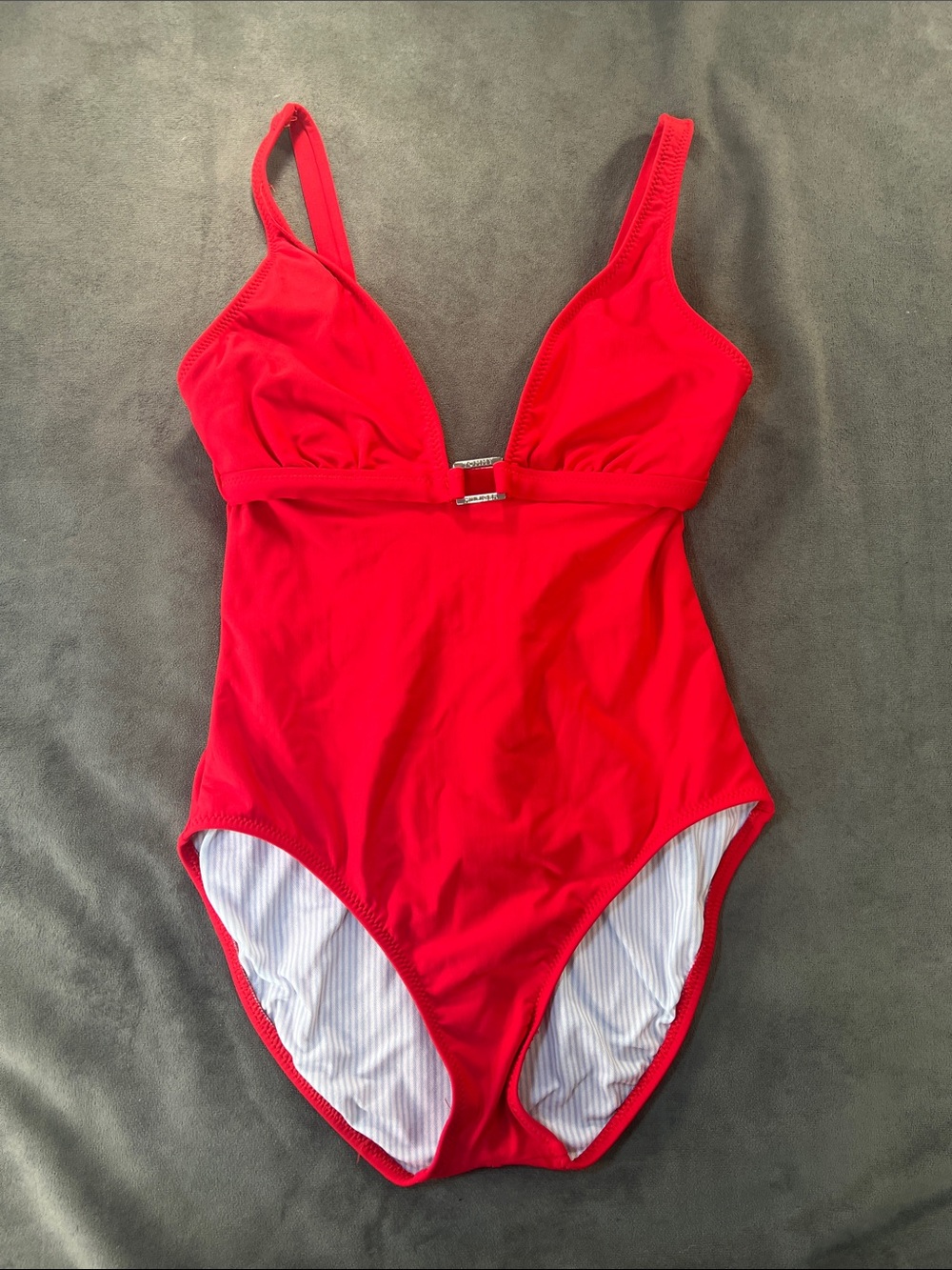 Tommy Hilfiger Red One-Piece Swimsuit